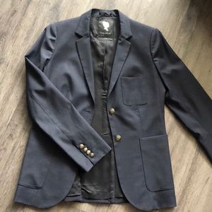 Aritzia Oxford navy blazer